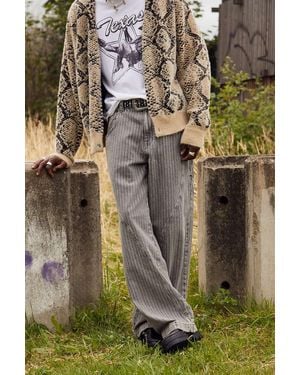 BDG Neo Twist Seam Herringbone Denim Jeans - Grey