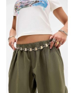 Urban Outfitters Uo Jennie Spiral Chain Belt - Green