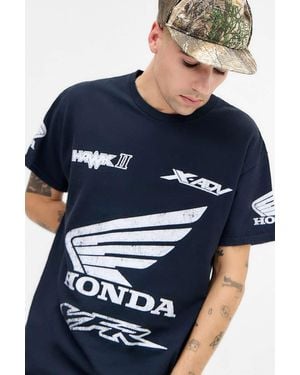 Urban Outfitters Uo Black Honda T-shirt - Blue