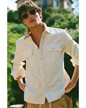 BDG Utility Work Shirt Top - Gray