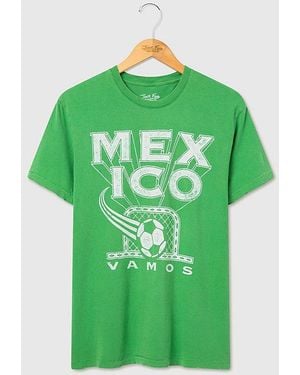 Junk Food Vamos Mexico Vintage Tee - Green