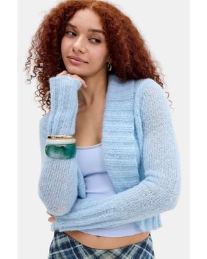 Kimchi Blue Emmi Lofty Bolero - Blue