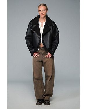 Alpha Industries Grove Relaxed Moto Jacket - Black