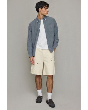 BDG Canvas Double Knee Shorts - Blue