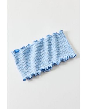 Out From Under Diana Lettuce Edge Soft Headband - Blue