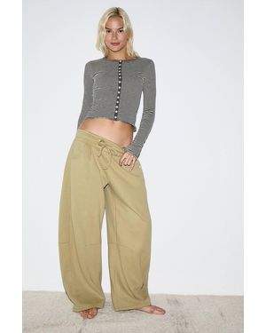 Out From Under Essential Barrel Leg Joggers Xs At Urban Outfitters - Multicolour