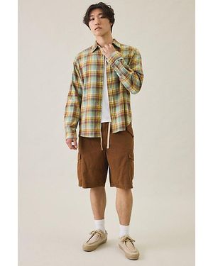 BDG Jacob Ripstop Cotton Cargo Shorts - Natural