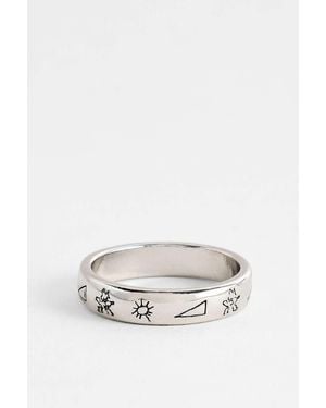 Urban Outfitters Uo Tethera Ring - Metallic