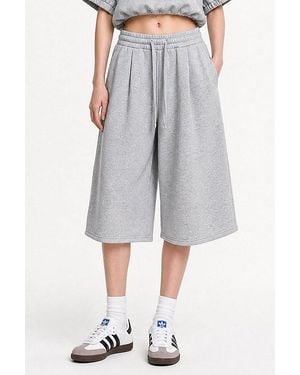 Personal Code Juno Fleece Sweat Jorts - Gray