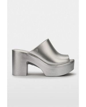 Melissa Hype Jelly Mule Heel - Gray