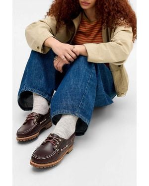 Timberland Brown Noreen Boat Shoes - Blue