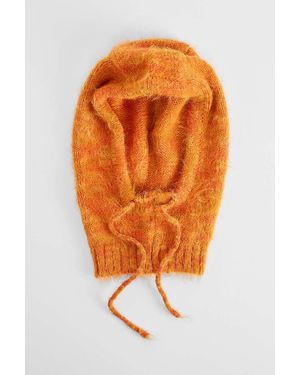Urban Outfitters Uo Orange Fluffy Twist Hood