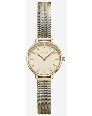 Breda Beverly Tethered Metal Watch - White