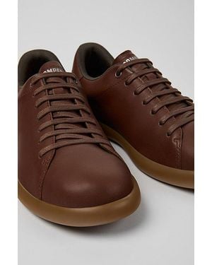 Camper Pelotas Soller Leather Sneakers - Brown