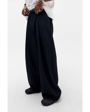 Urban Outfitters Uo Noa Black Cocoon Trousers - Blue