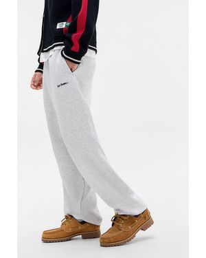iets frans... Grey Marl Joggers - White