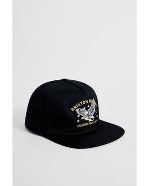 Brixton Lamont Snapback Cap - Black