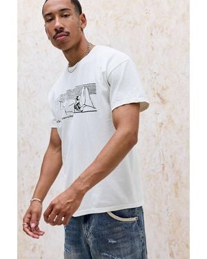 Urban Outfitters Uo White Wyoming Graphic T-shirt