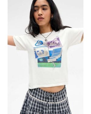 Urban Outfitters Uo Cat Net Play Relaxed T-shirt - Grey