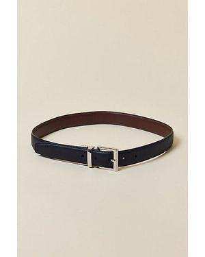 Polo Ralph Lauren Reversible Leather Saddle Belt - Black