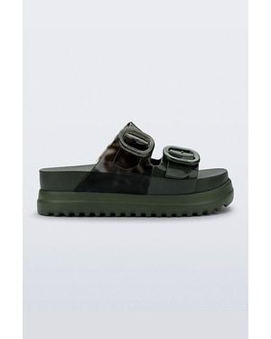 Melissa Cozy Jelly Platform Slides - Black