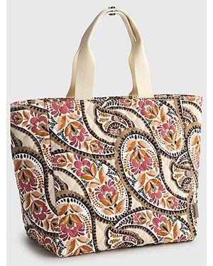 Vera Bradley Quilted Cotton Lunch Tote Bag - Multicolor