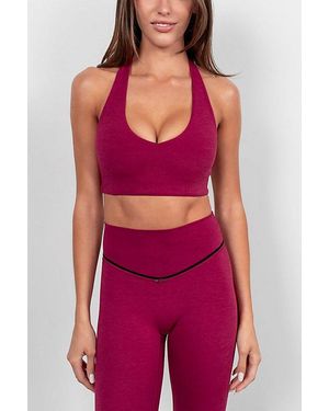 Vitaly Daydream Voop Longline Sports Bra - Red