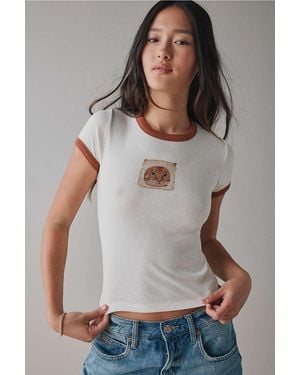 Urban Outfitters Uo Too Perfect Toast Short Sleeve T-shirt - Grey