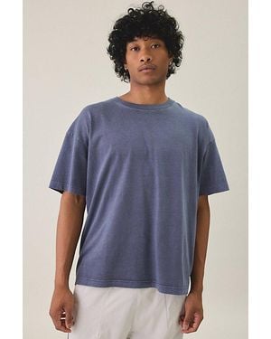 Standard Cloth Jump Shot Premium Heavyweight Cotton Tee - Blue