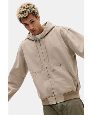 Dickies Desert Sand Unlined Canvas Hoodie - Natural