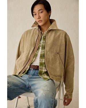 BDG Kasper Textured Canvas Jacket - Natural