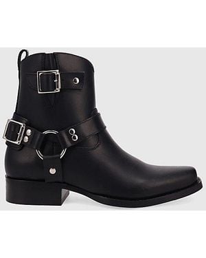 Dingo Renegade Leather Boot - Black