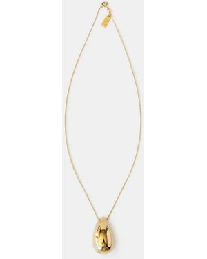 Deux Lions Jewelry Drop Chain Necklace - White