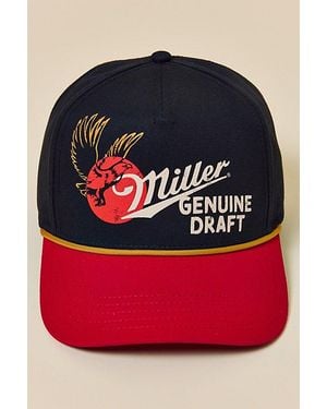 American Needle Miller Genuine Draft Snapback Hat - Red