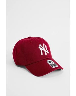 '47 Ny Yankees Clean Up Cap - Red