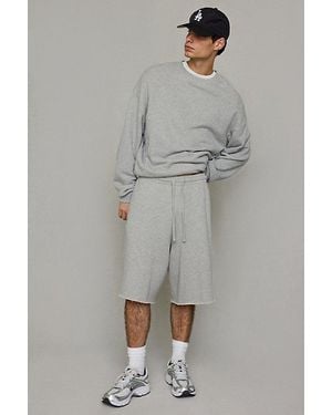 Standard Cloth Postgame Long Knit Sweatshorts - Gray