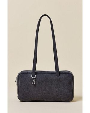 BAGGU Denim Bowler Bag - Blue