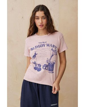 Urban Outfitters Uo Bloody Mary T-shirt - Pink