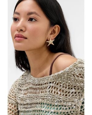 Silence + Noise Silence + Noise Spiral Starfish Earrings - Black