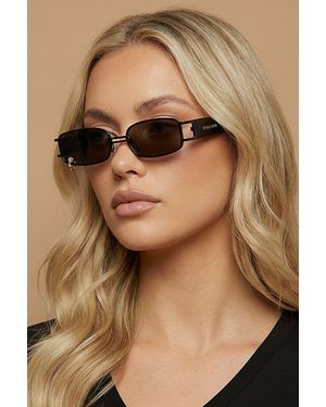 Fifth & Ninth Fifth & Ninth Inez Pierced Lens Sunglasses - Brown