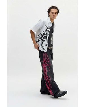 Jaded London Product Of Age Xl Colossus Jeans - White