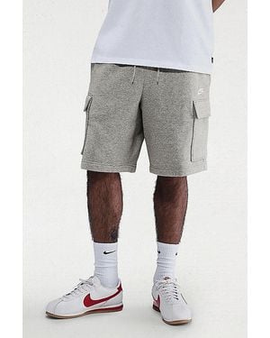 Nike Club Fleece Cargo Short - Grey