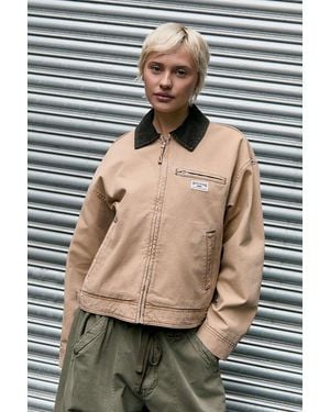BDG Luca Shrunken Workwear Jacket - Natural