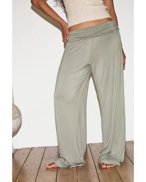 Out From Under Ruched Side Lounge Trousers - Grey