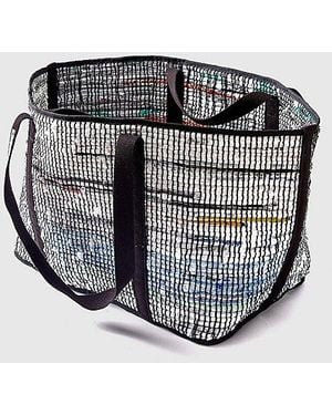 ANYBAG Recycled Weekender Woven Tote Bag - Multicolor