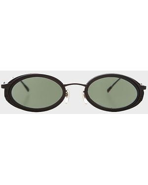 Sunglass Museum Vintage Retro Futuristic Sunglasses - Black