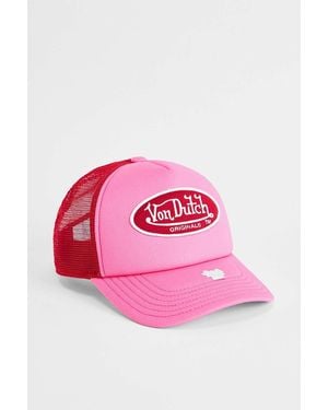 Von Dutch Tampa Trucker Cap - Pink