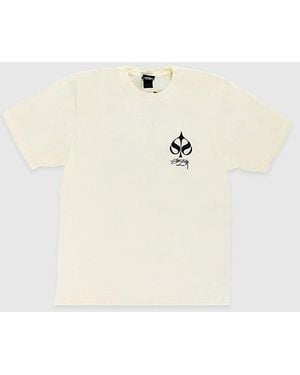 Stussy Spade Tee Pigment Dyed T-Shirt Top - Natural