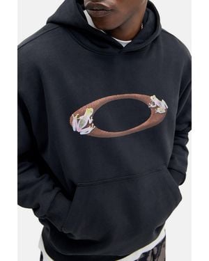 Oakley Uo Exclusive Black Frog Ellipse Hoodie - Blue