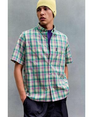 No Problemo Alieno Embroidered Short Sleeve Shirt M At Urban Outfitters - White